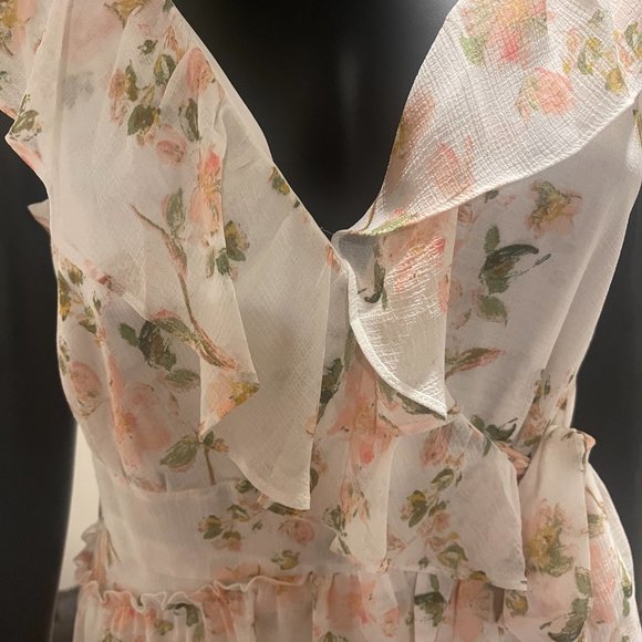 Collette's Closet | BRAND NEW Rachel Roy Flowy Floral Gown - Picture 7 of 8